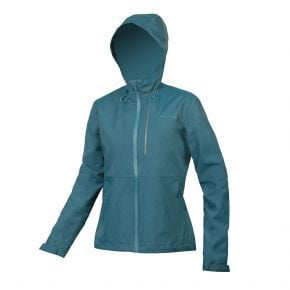 Endura Womens Hummvee Waterproof Hooded Jacket Deep Teal