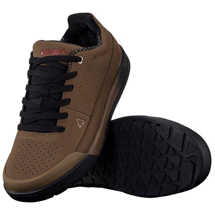 Leatt Flat 2.0 Shoes - 8.5, Loam