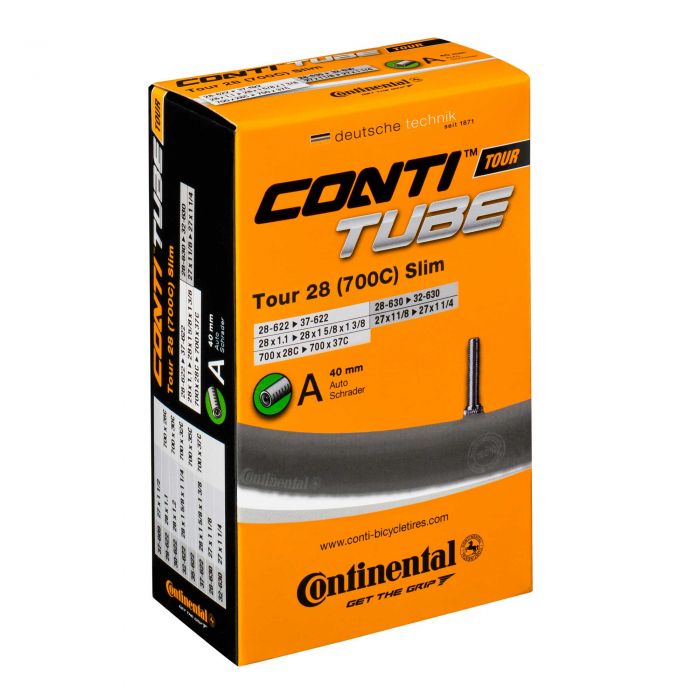 Continental Touring Slim Inner Tube - 700c x 28-37c 42mm Presta Valve