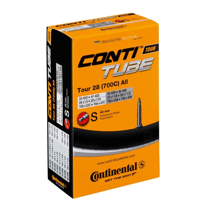 Continental Tour 28 Inner Tube - 700c x 32-47c 42mm Schrader Valve