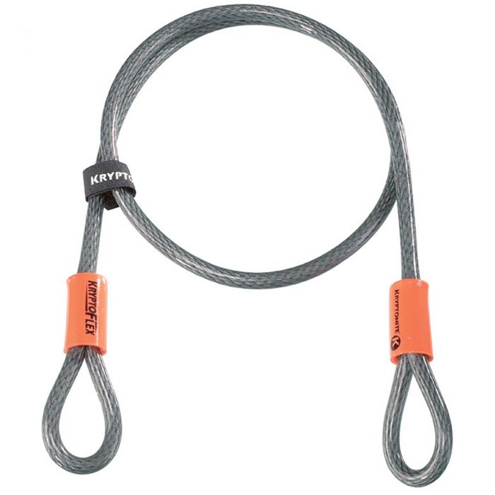 Kryptonite Kryptoflex Cable 10 mm x 120 cm - Grey Orange