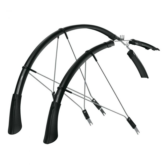 SKS Race Blade Long Mudguards - Black - Fit 18-25mm Tyres