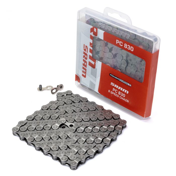 SRAM PC-830 7-8 Speed Chain - 114 Links Grey