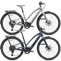 Specialized Turbo Vado SL 2 5.0 Step-Through Electric Bike 2025 Large - Satin Deep Lake Metallic/Black Liquid Metal Frost