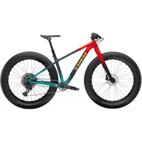 Trek Farley 9.6 GX Eagle 12Spd Carbon Fat Bike 2022 Red Fade/Navy/Teal