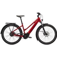 Specialized Turbo Vado 3.0 Igh Step-through Electric Bike Medium - Red Tint / Silver Reflective