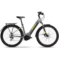 Haibike Trekking 6 Low 630Wh Hybrid Electric Bike 2022 Gloss Grey/Yellow