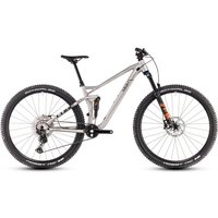 Cube Stereo One22 Race Full Suspension Mountain Bike - 2025 - Raw Metal / Black, Medium