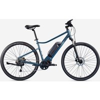 Shimano 60 Nm Motor. Long-distance Electric Hybrid Bike. Blue