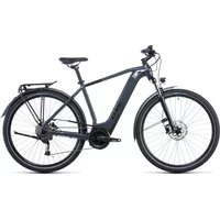 Cube Touring Hybrid One 500 Electric Bike 2022 Grey/Blue