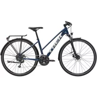 Trek Dual Sport 2 Equipped Hybrid Bike 2022 Mulsanne Blue