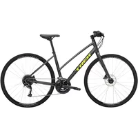 Trek FX 2 Disc Stagger Hybrid Bike 2023 Grey