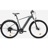 High Frame Electric Hybrid Bike. E-actv 100 - Anthracite Grey